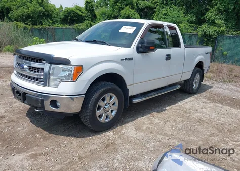 2013 Ford F150 Super Cab из США, поврежденный, VIN 1FTFX1EF4DFC32886